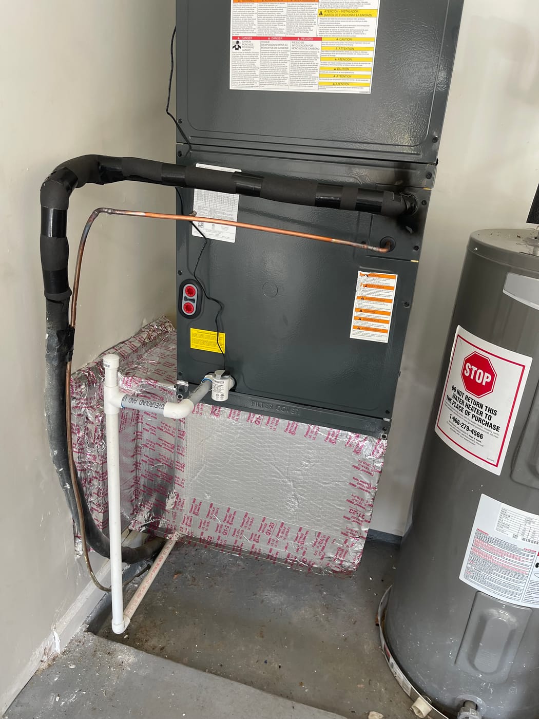 Mr Freeze HVAC — Air handler swap